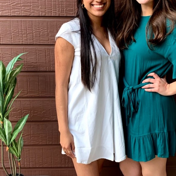 ASILIO WHITE SHORT DRESS - Picture 1 of 10